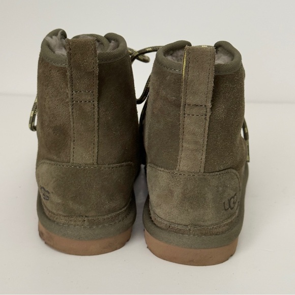 UGG Women's Neumel High Olive Green Suede Boots 1120728 Size 6 - Picture 7 of 12